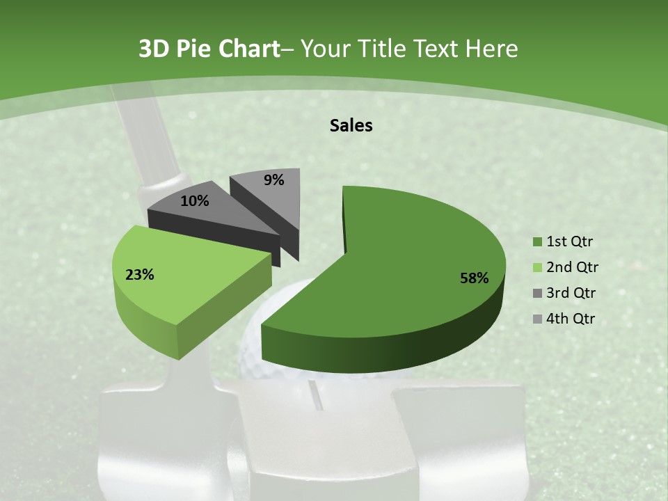 Par Turf Golf PowerPoint Template