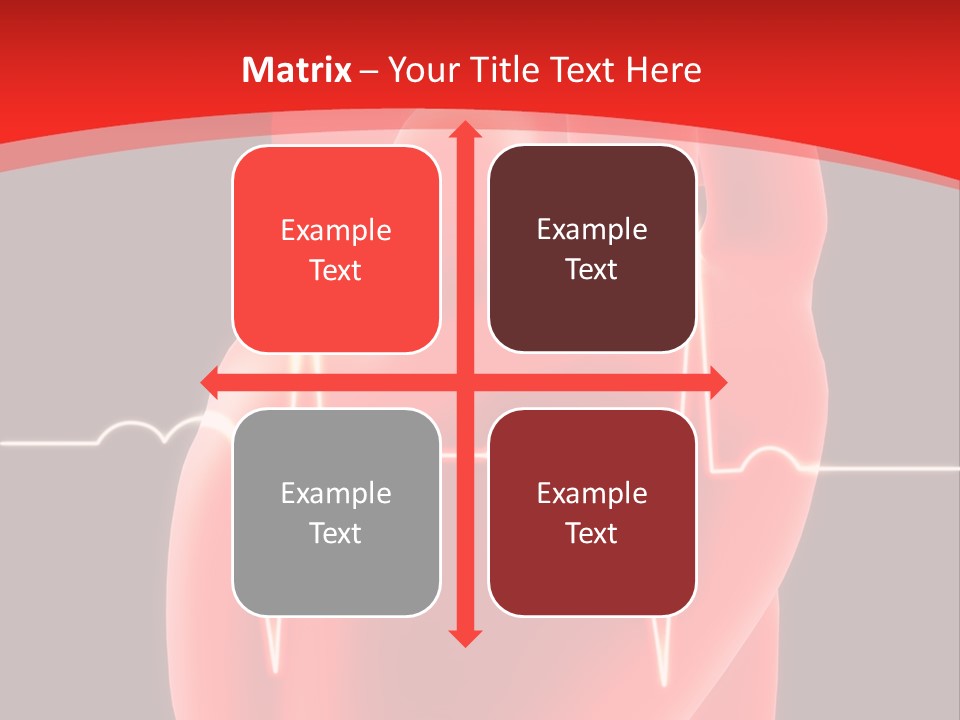 Graph Healthcare Frequency PowerPoint Template