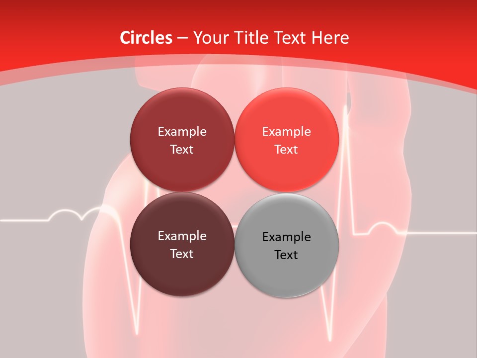 Graph Healthcare Frequency PowerPoint Template