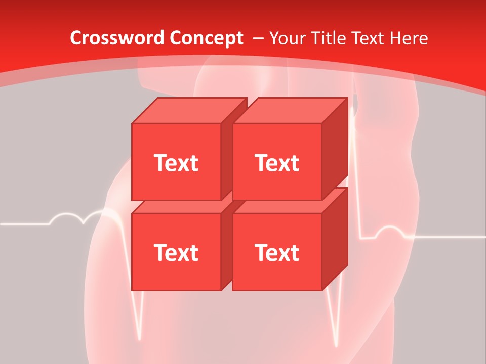 Graph Healthcare Frequency PowerPoint Template