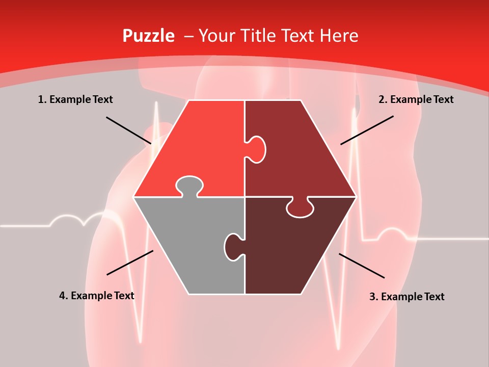 Graph Healthcare Frequency PowerPoint Template