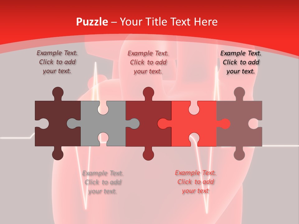Graph Healthcare Frequency PowerPoint Template