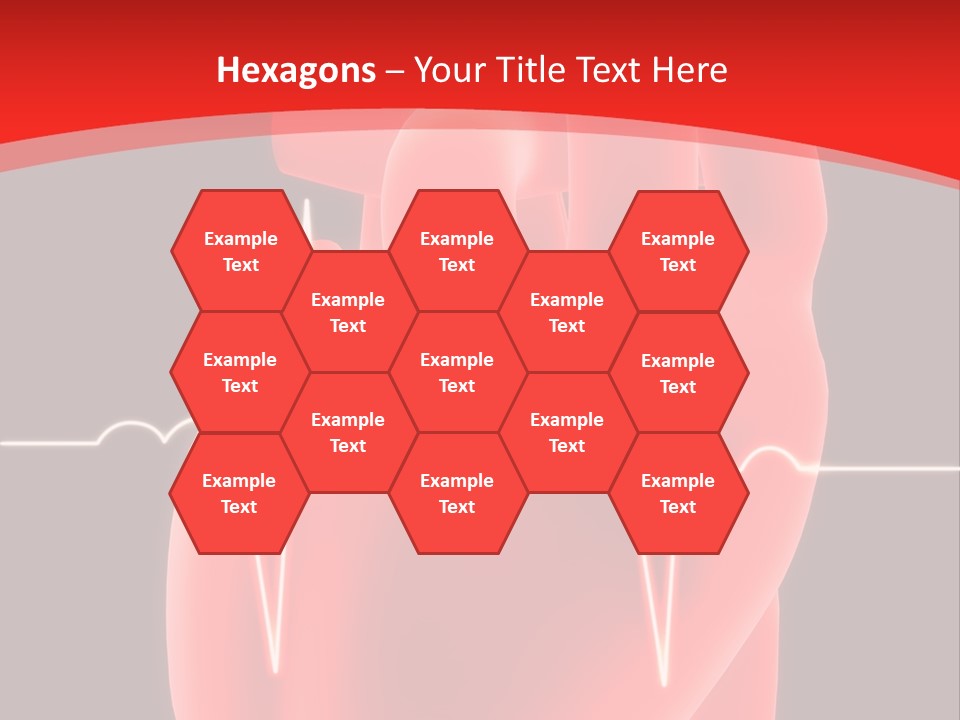 Graph Healthcare Frequency PowerPoint Template