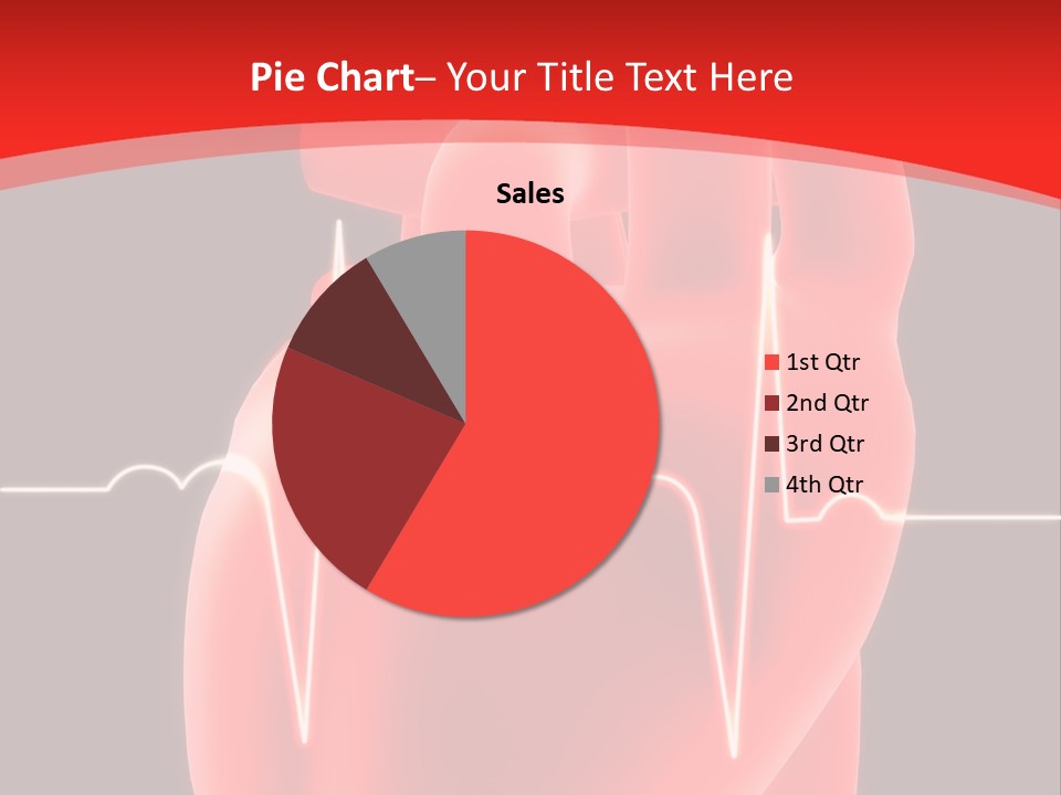 Graph Healthcare Frequency PowerPoint Template