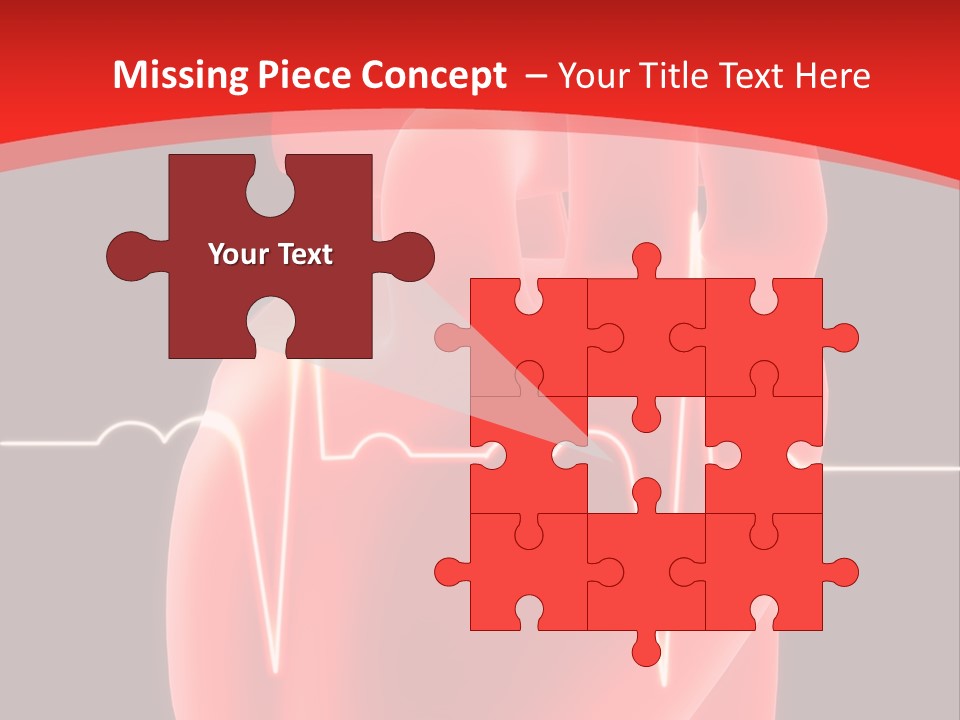 Graph Healthcare Frequency PowerPoint Template