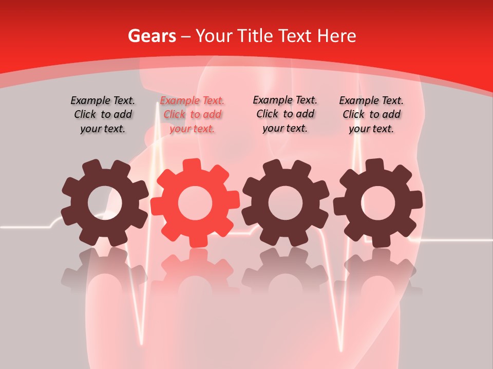 Graph Healthcare Frequency PowerPoint Template