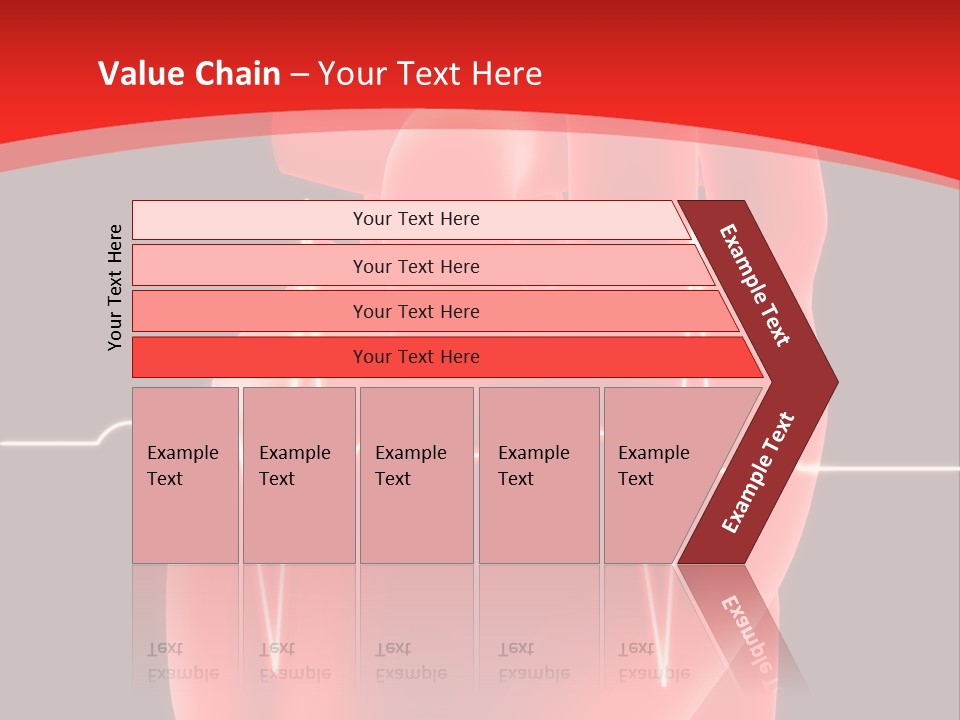 Graph Healthcare Frequency PowerPoint Template