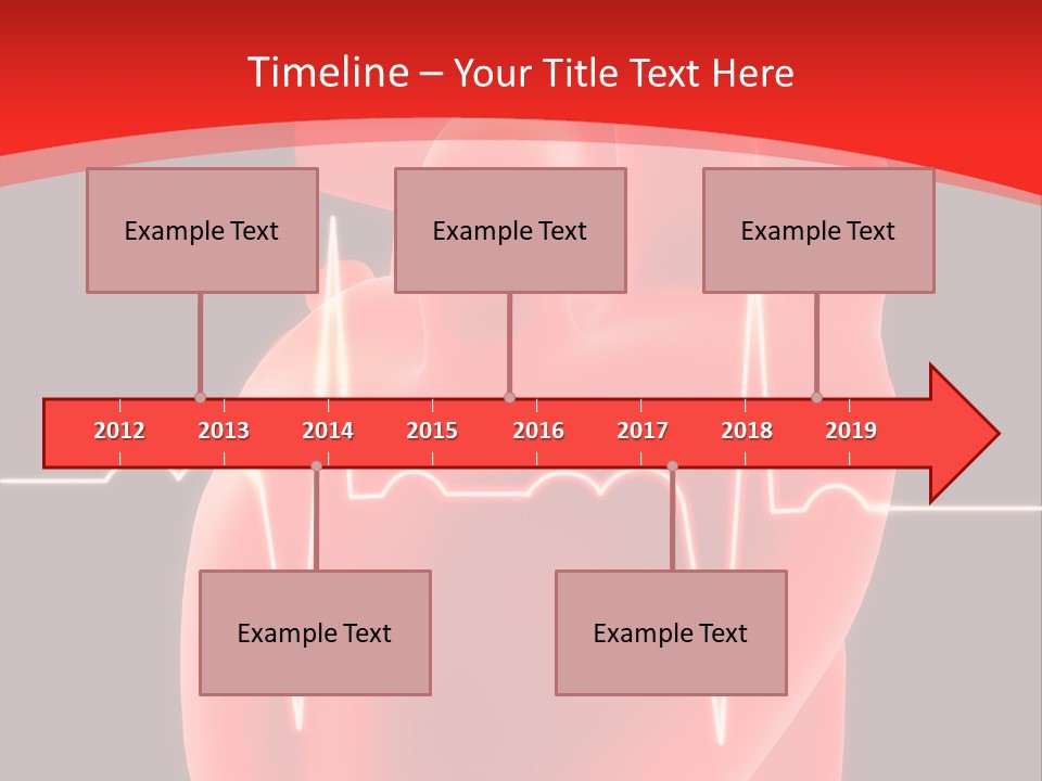 Graph Healthcare Frequency PowerPoint Template