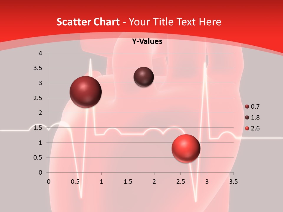Graph Healthcare Frequency PowerPoint Template