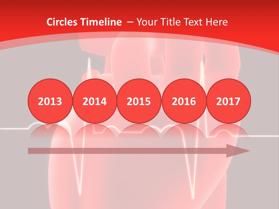 Graph Healthcare Frequency PowerPoint Template