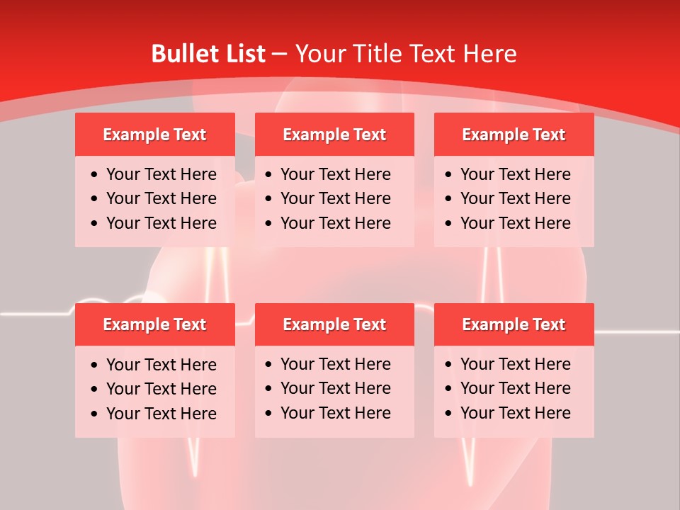 Graph Healthcare Frequency PowerPoint Template