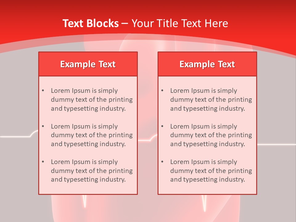 Graph Healthcare Frequency PowerPoint Template