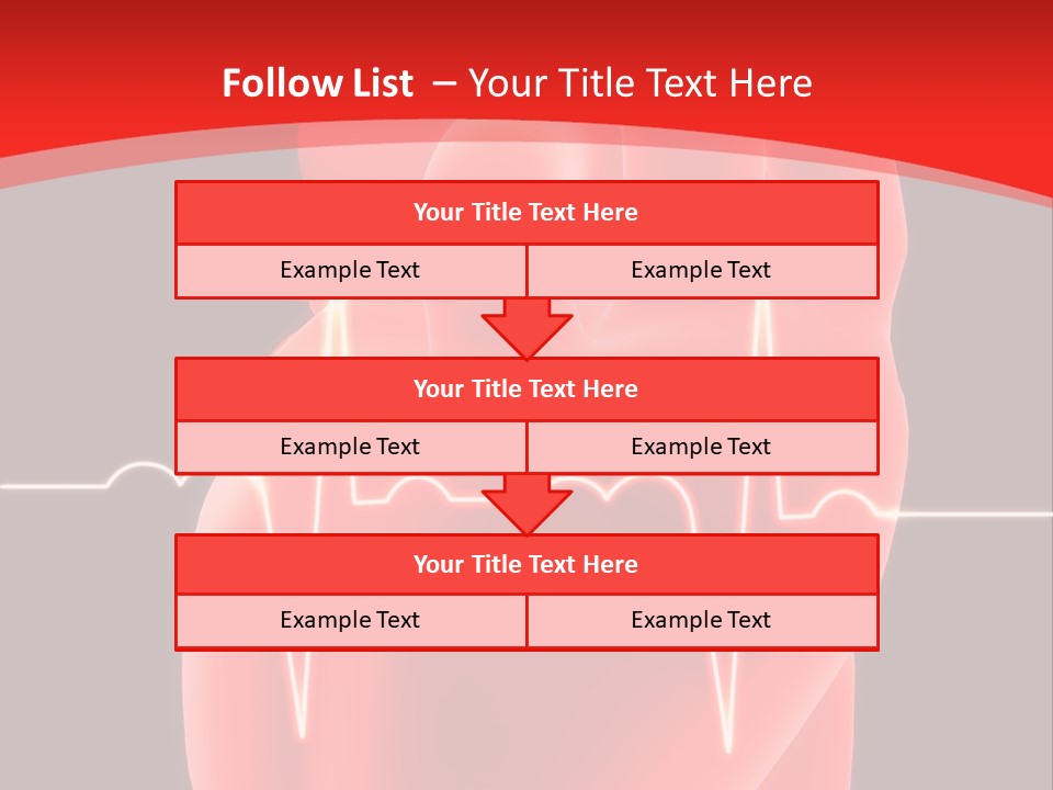 Graph Healthcare Frequency PowerPoint Template