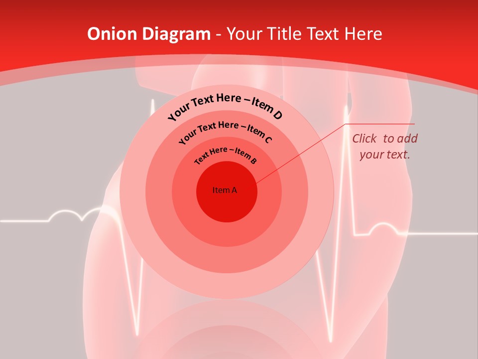 Graph Healthcare Frequency PowerPoint Template