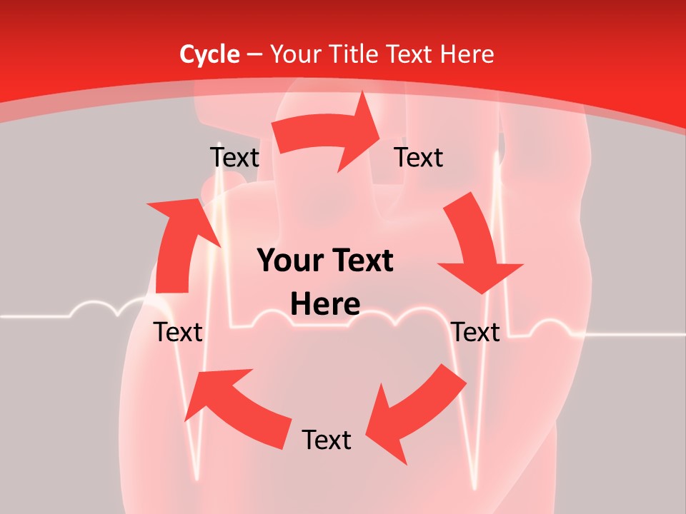 Graph Healthcare Frequency PowerPoint Template