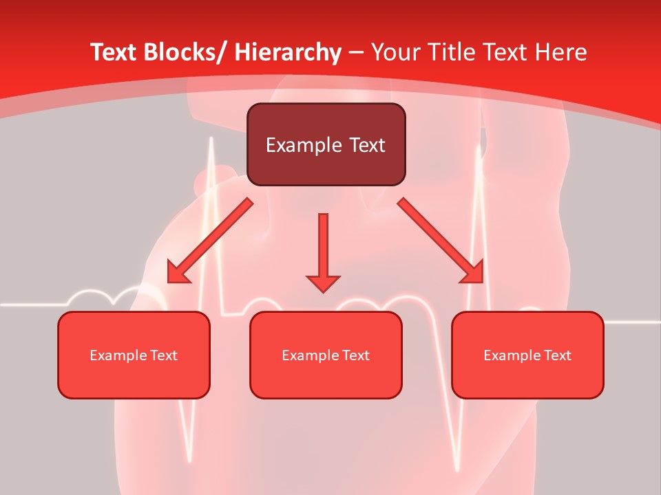 Graph Healthcare Frequency PowerPoint Template