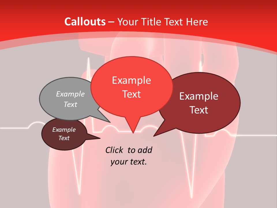 Graph Healthcare Frequency PowerPoint Template