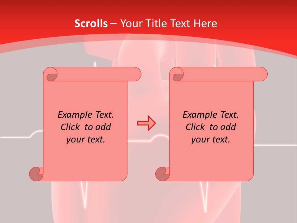 Graph Healthcare Frequency PowerPoint Template