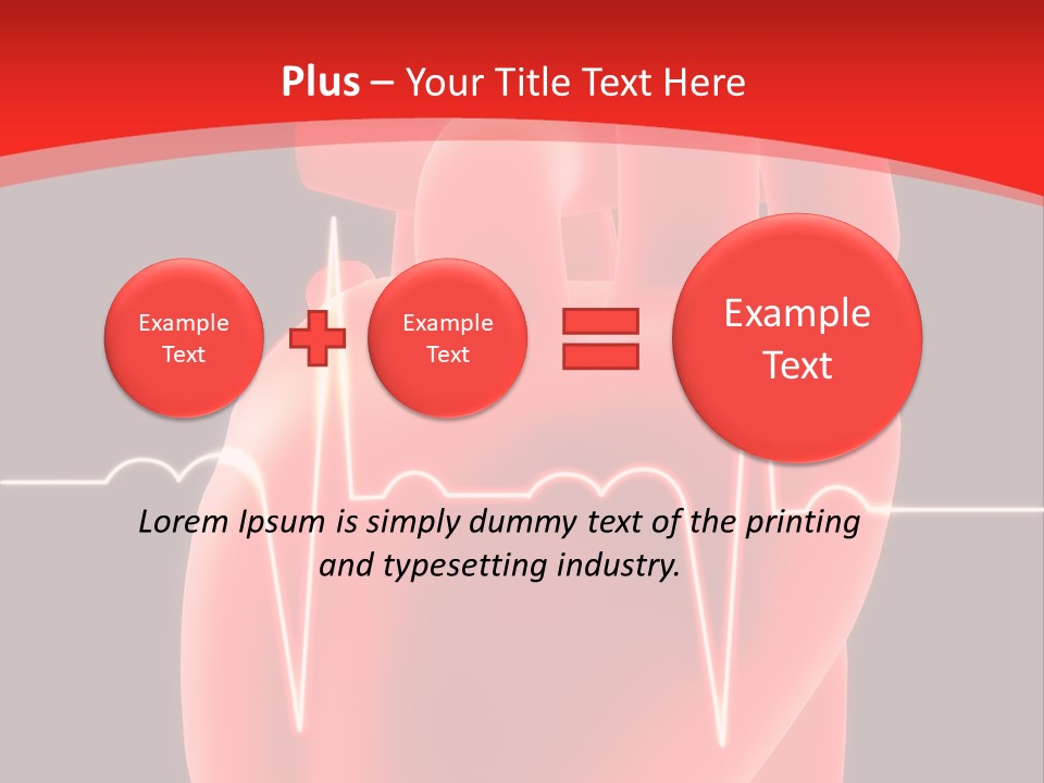 Graph Healthcare Frequency PowerPoint Template