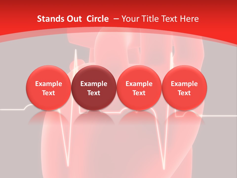 Graph Healthcare Frequency PowerPoint Template