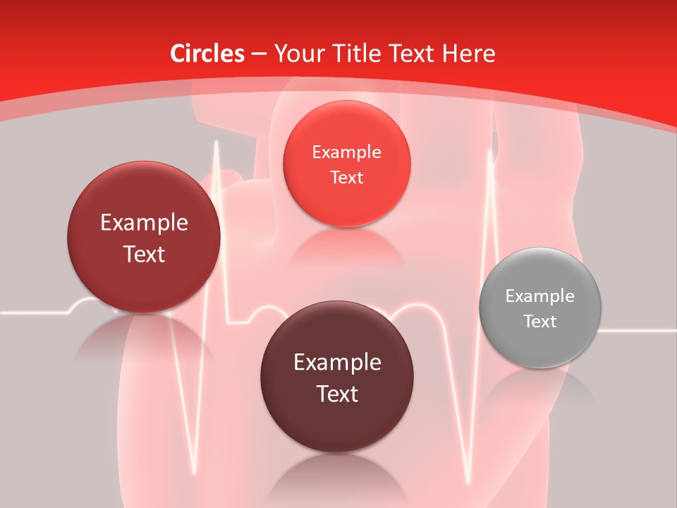 Graph Healthcare Frequency PowerPoint Template
