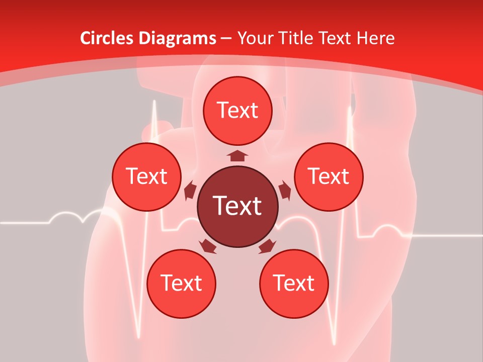 Graph Healthcare Frequency PowerPoint Template