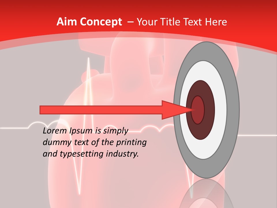 Graph Healthcare Frequency PowerPoint Template