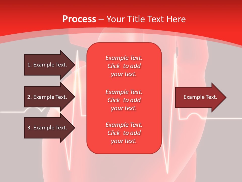Graph Healthcare Frequency PowerPoint Template