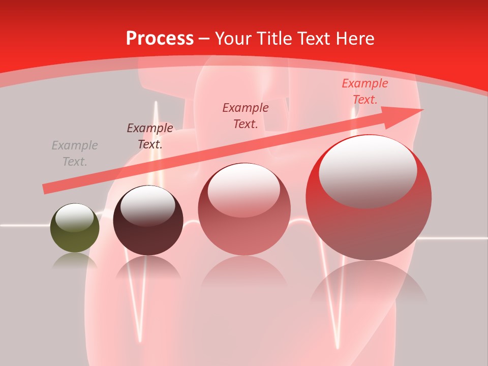 Graph Healthcare Frequency PowerPoint Template