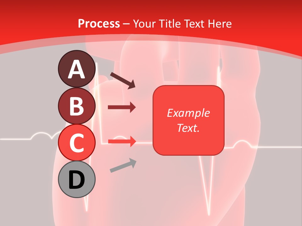 Graph Healthcare Frequency PowerPoint Template