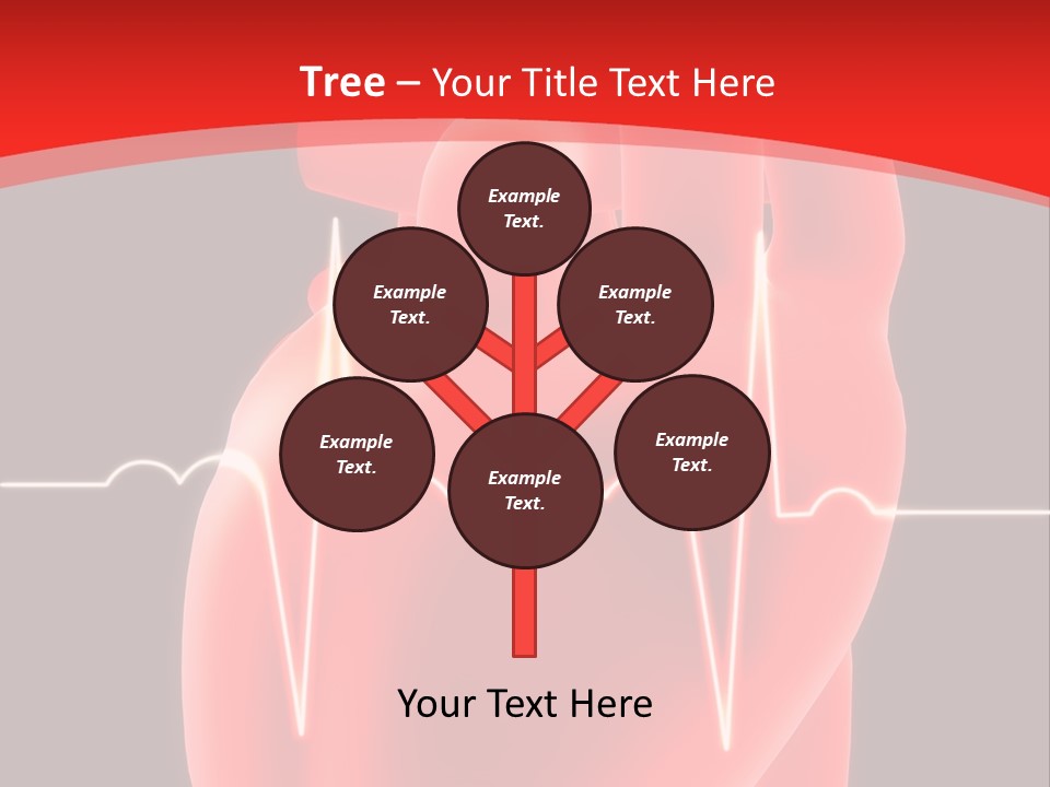 Graph Healthcare Frequency PowerPoint Template