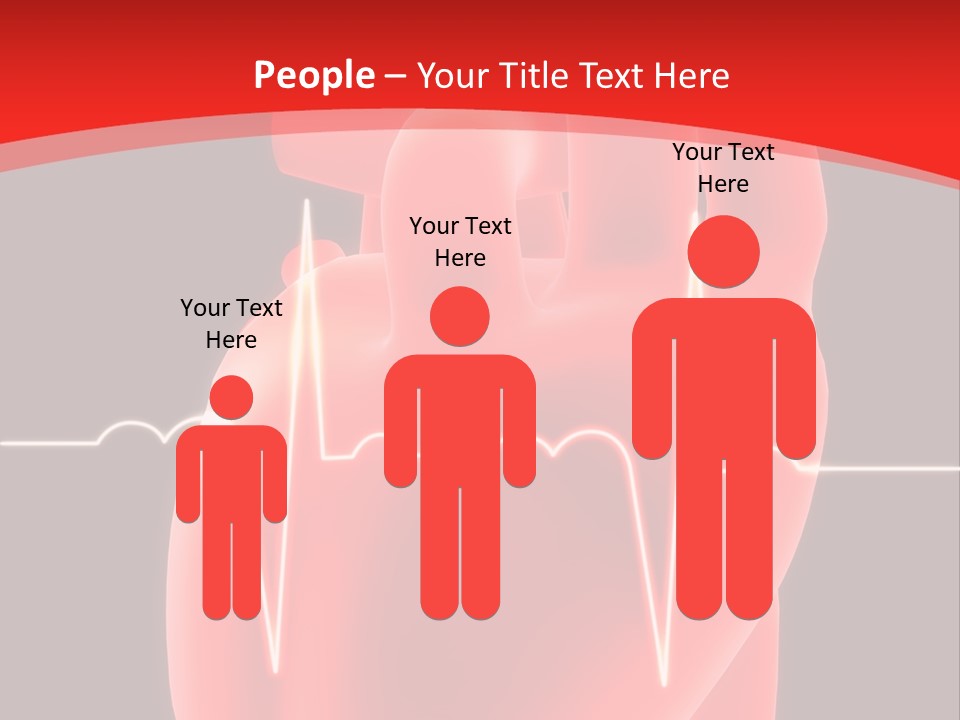 Graph Healthcare Frequency PowerPoint Template
