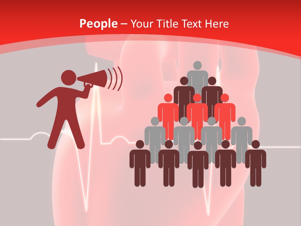 Graph Healthcare Frequency PowerPoint Template