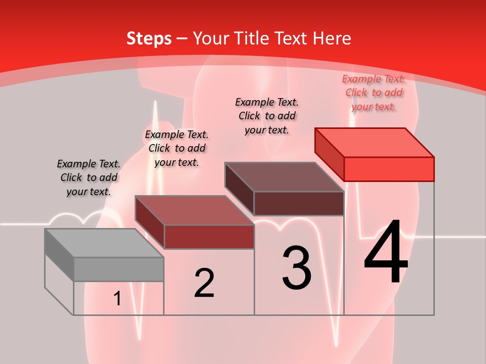 Graph Healthcare Frequency PowerPoint Template
