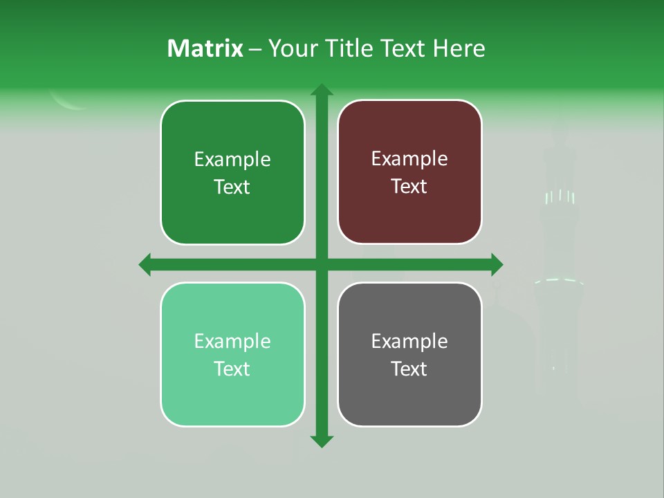 Violet Aladdin Magic PowerPoint Template