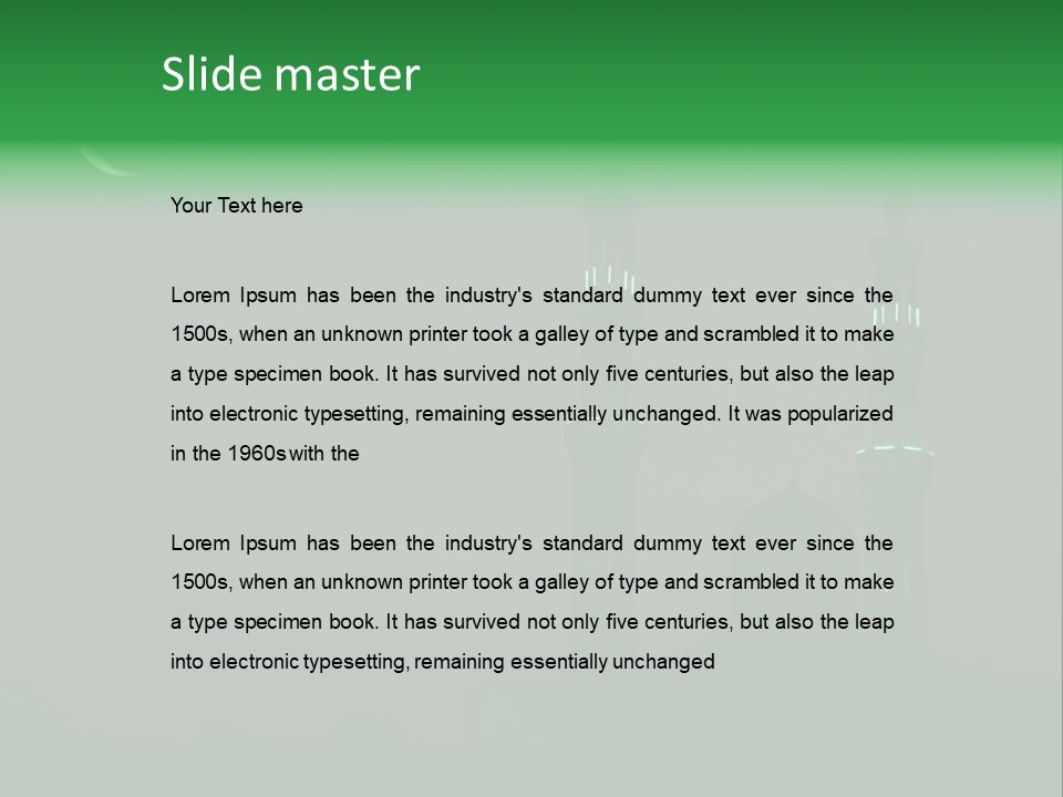 Violet Aladdin Magic PowerPoint Template