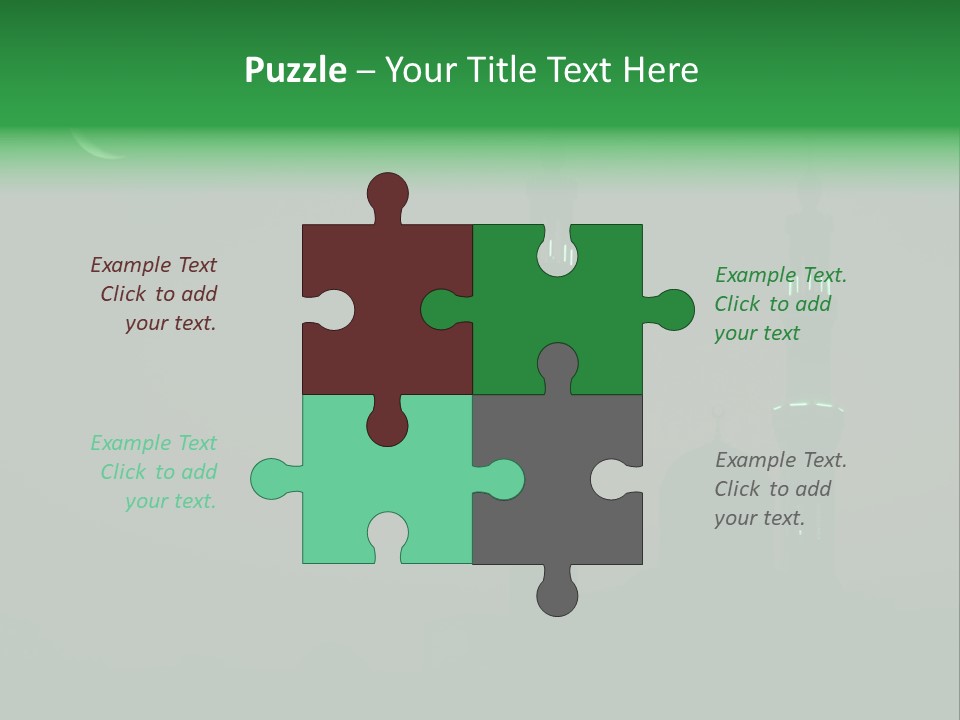 Violet Aladdin Magic PowerPoint Template