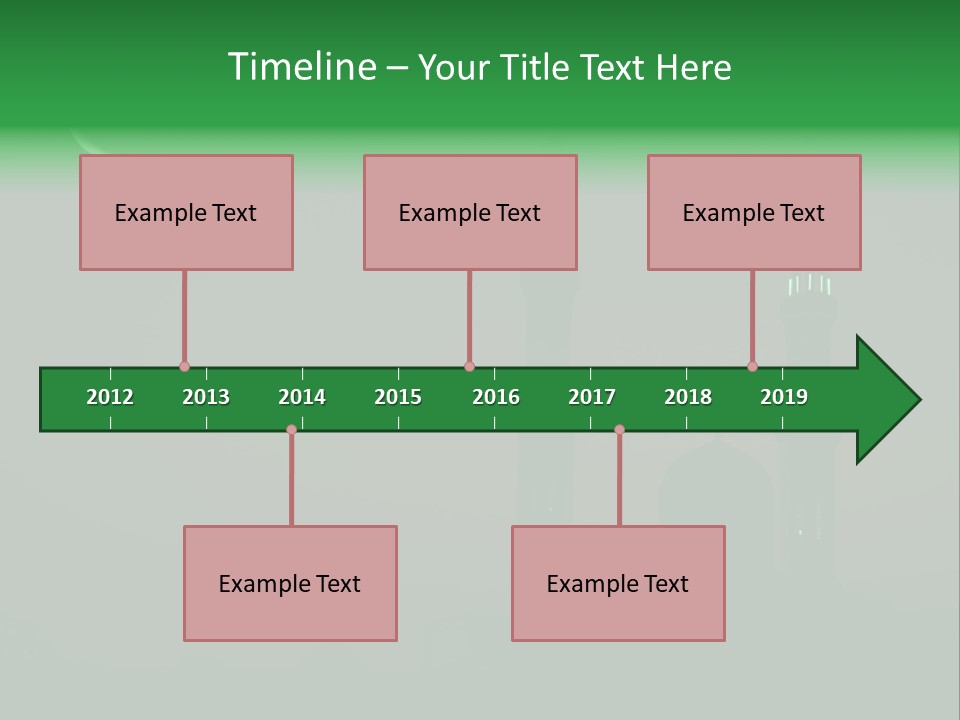 Violet Aladdin Magic PowerPoint Template