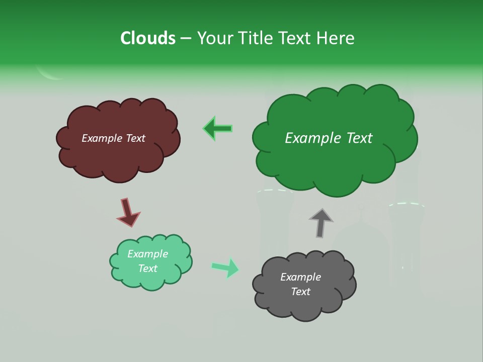 Violet Aladdin Magic PowerPoint Template