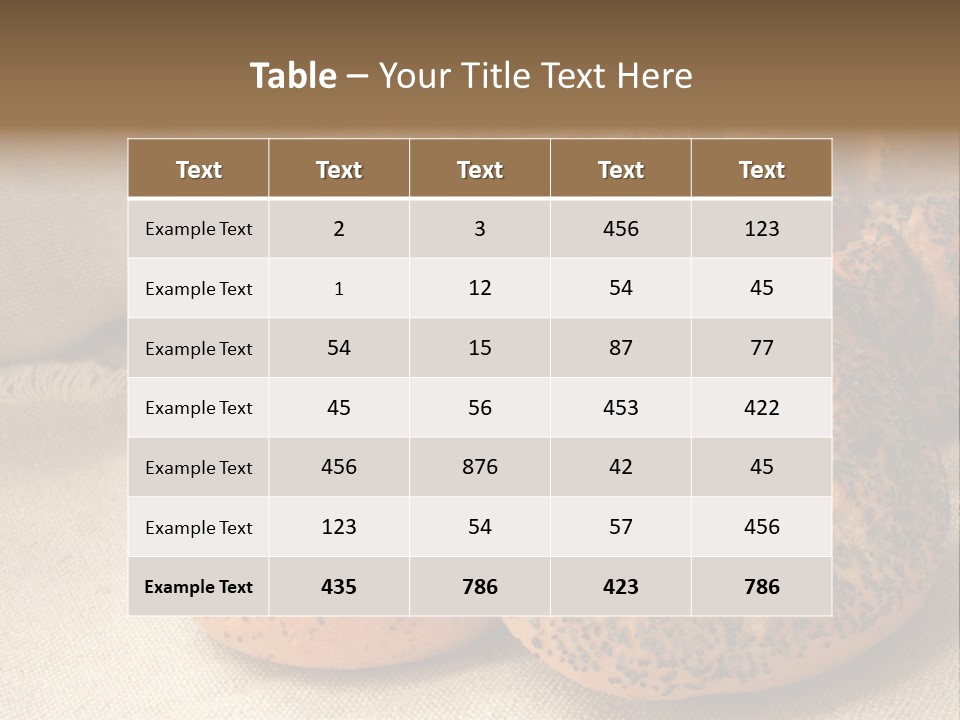 Wheat Nature Taste PowerPoint Template