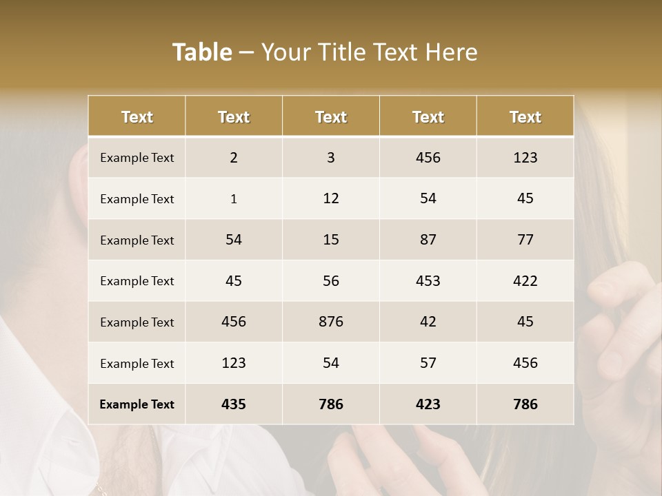 A Man And A Woman Eating A Chocolate Bar PowerPoint Template