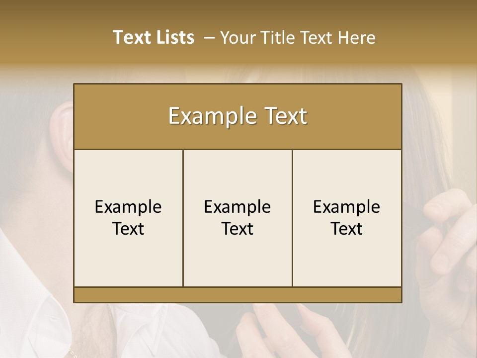 A Man And A Woman Eating A Chocolate Bar PowerPoint Template
