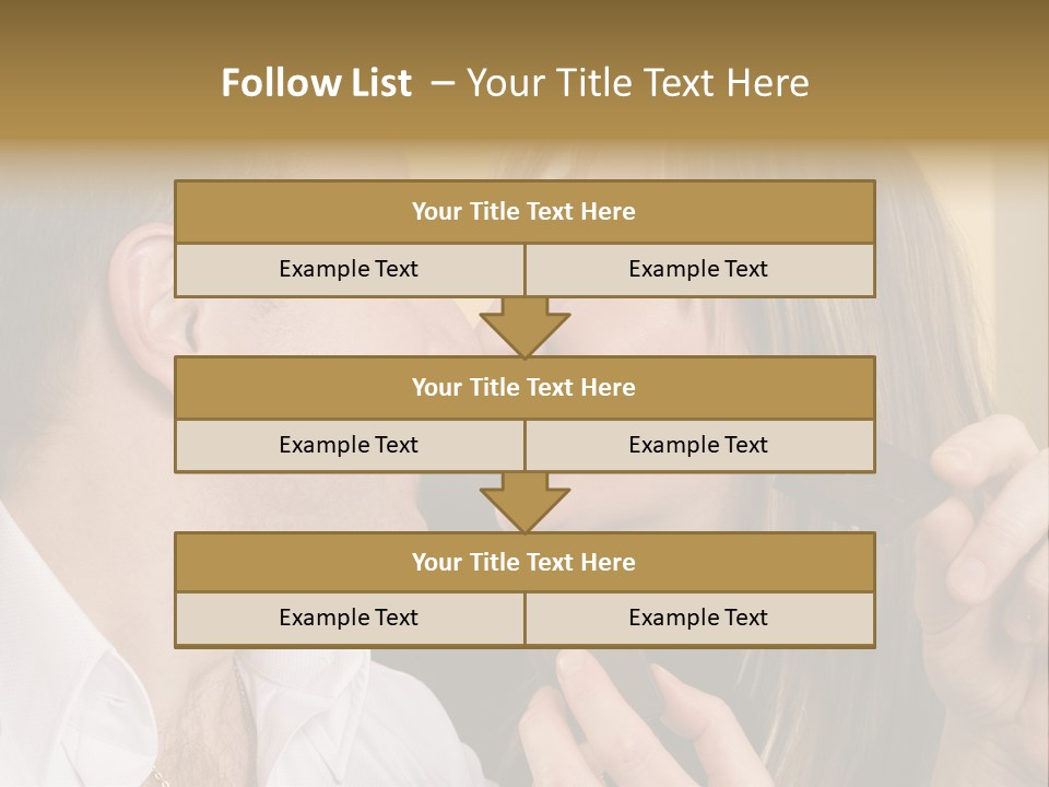 A Man And A Woman Eating A Chocolate Bar PowerPoint Template