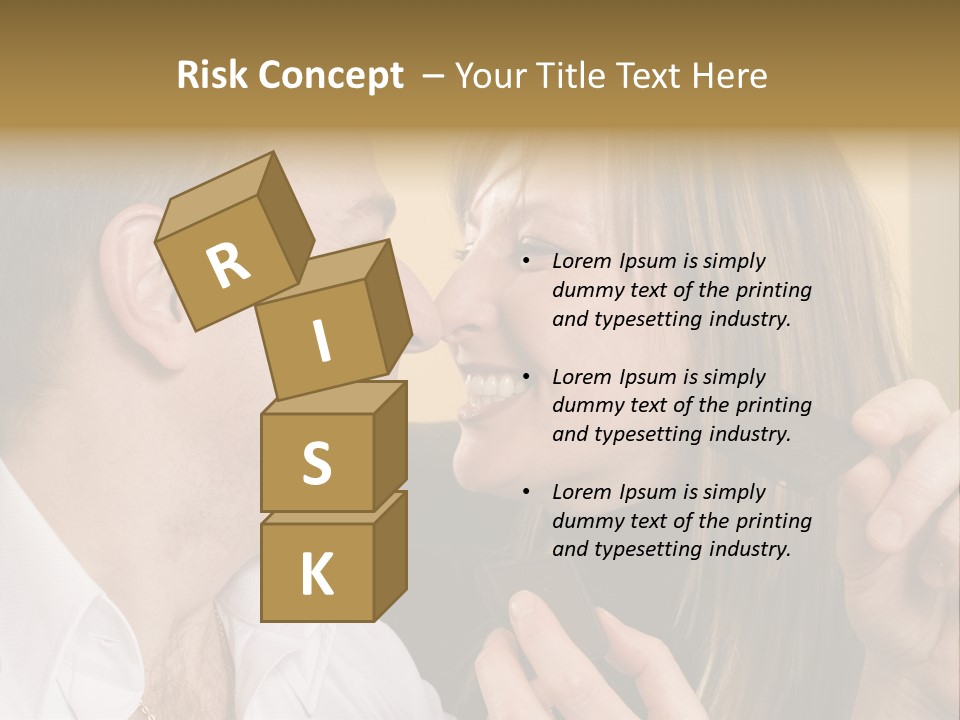 A Man And A Woman Eating A Chocolate Bar PowerPoint Template