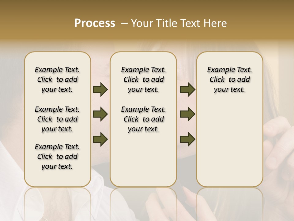 A Man And A Woman Eating A Chocolate Bar PowerPoint Template