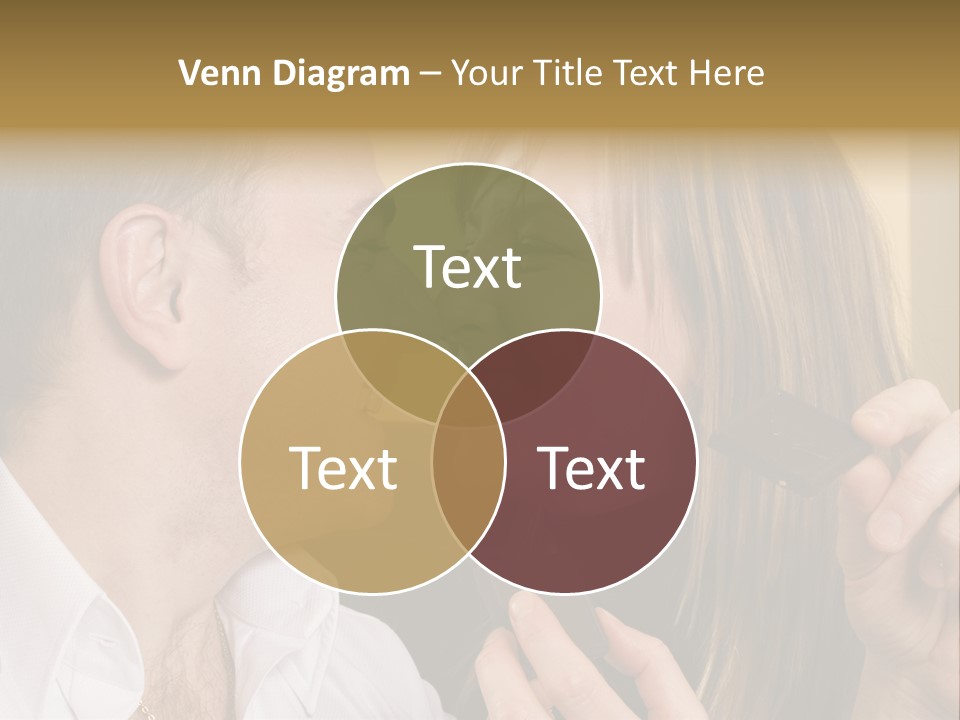A Man And A Woman Eating A Chocolate Bar PowerPoint Template