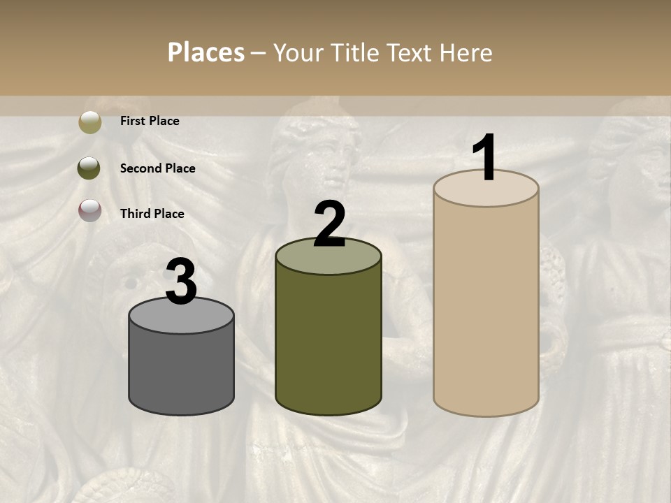 A Group Of People Standing Next To A Stone Wall PowerPoint Template