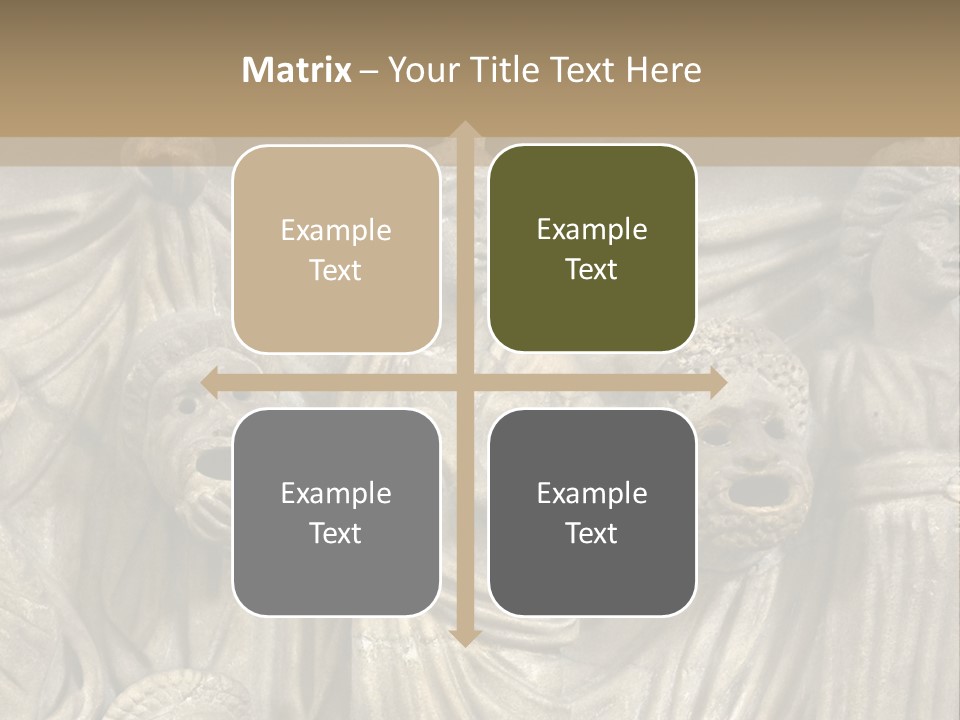 A Group Of People Standing Next To A Stone Wall PowerPoint Template