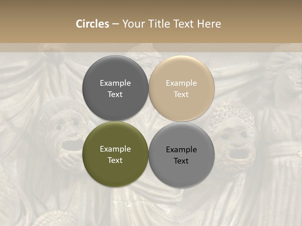 A Group Of People Standing Next To A Stone Wall PowerPoint Template