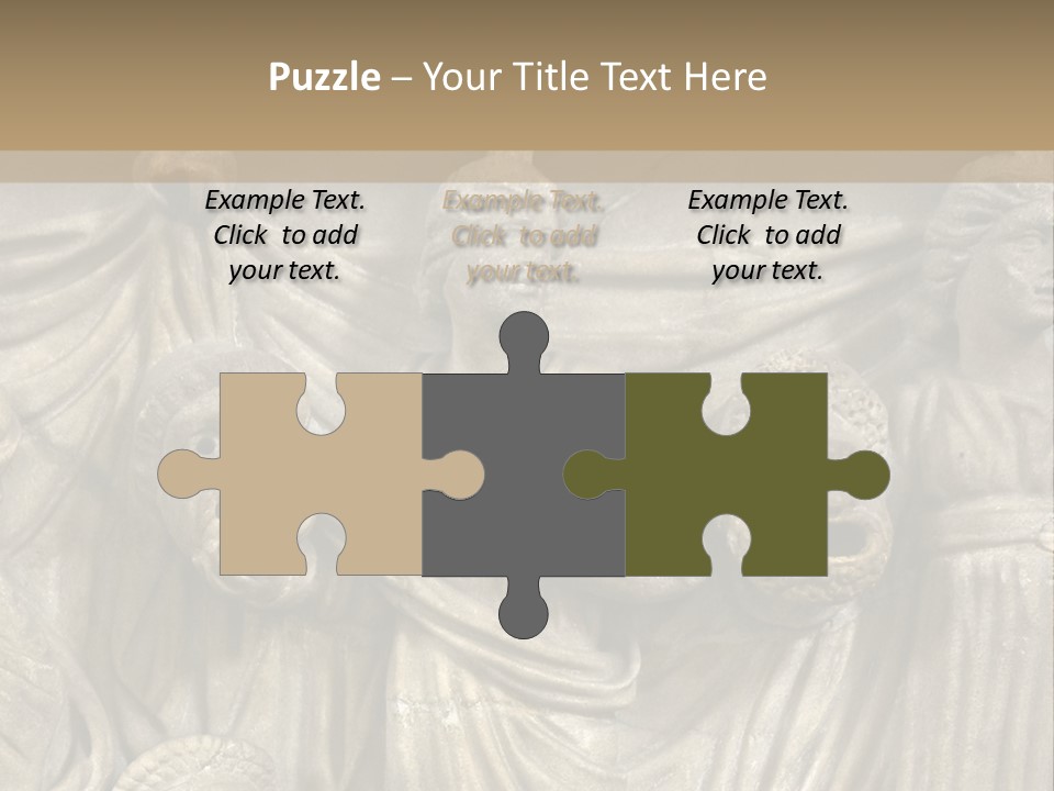 A Group Of People Standing Next To A Stone Wall PowerPoint Template